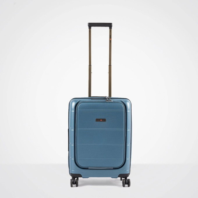 Чемодан Eberhart Link 32L-011 4колеса голубой