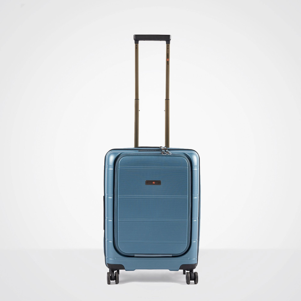 Чемодан Eberhart Link 32L-011 4 колеса голубой