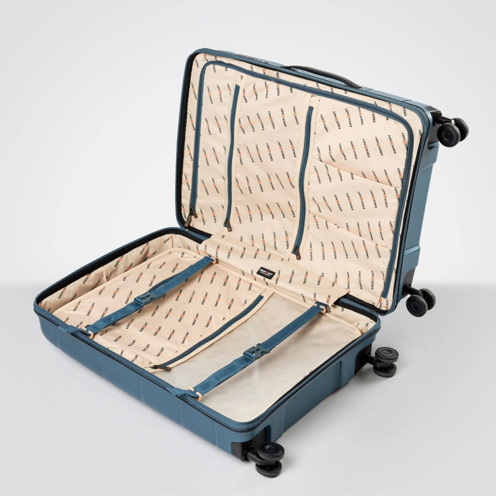 Чемодан Eberhart Link 32L-011 4 колеса голубой