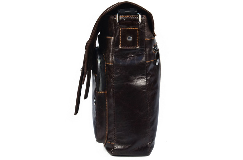 Сумка-планшет мужская XL Zolo, 24015 cognac