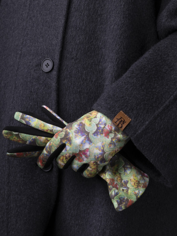 Перчатки женские Ангел 111-30 цветочные поля