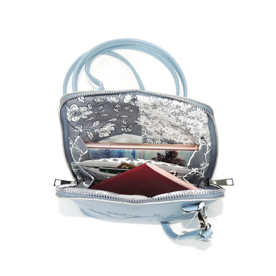 Сумка женская Natalia Kalinovskaya 83п.171 Ивон голубой перламутр