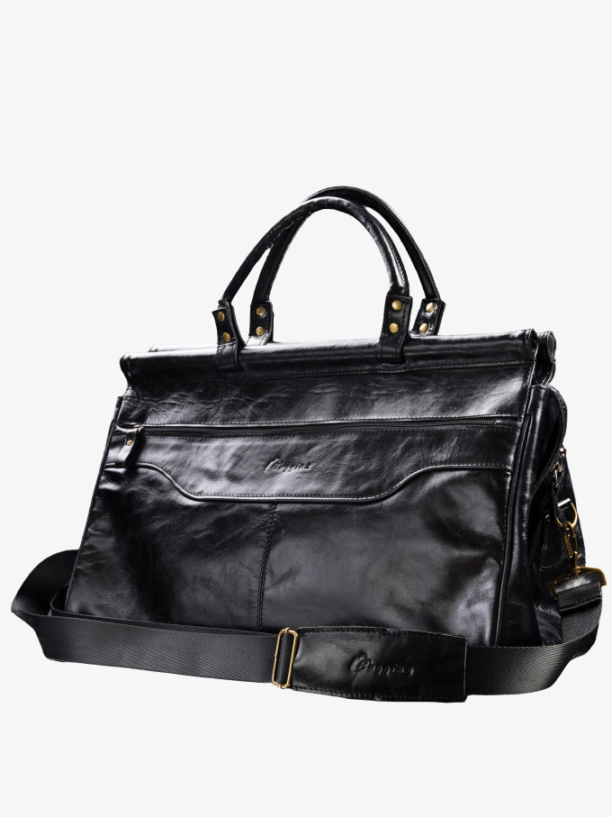 Сумка дорожная Baggins 1077 черная пулл-ап