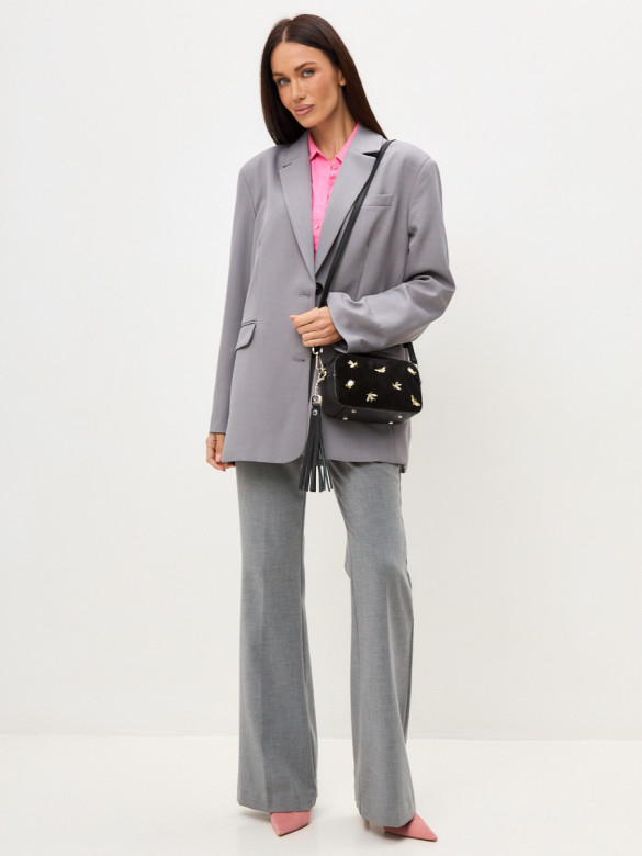 Сумка Curanni 2573 дольче замша черный