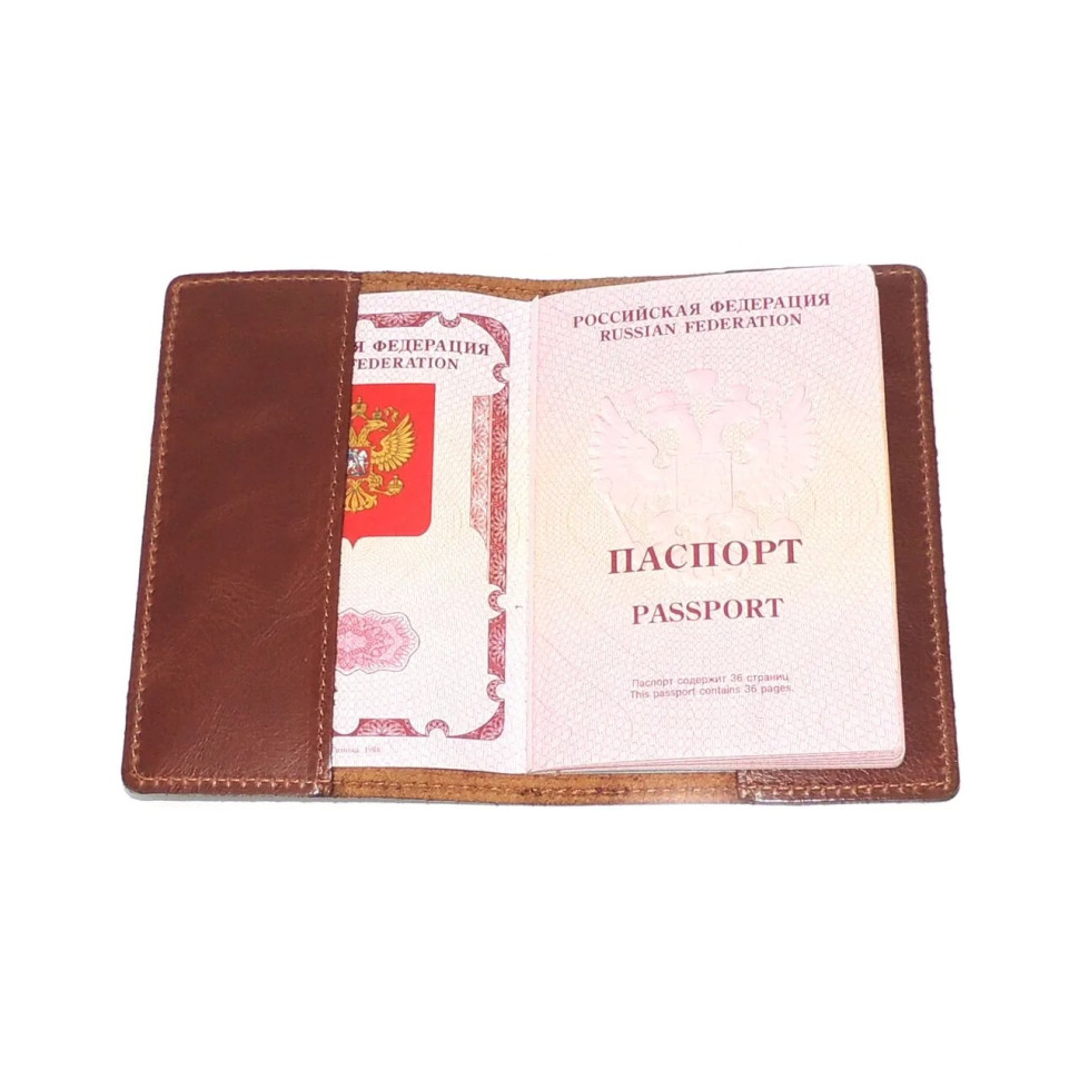 Обложка для паспорта Natalia Kalinovskaya Ом-60 медведь рыжая Обложка для паспорта Natalia Kalinovskaya Ом-60 медведь рыжая