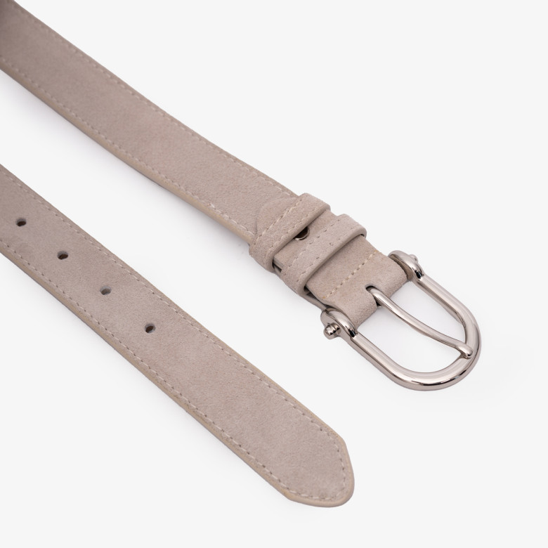 Ремень женский 1317 светло-бежевый