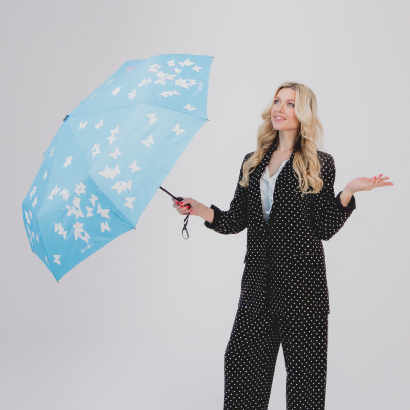 Зонт женский Flioraj 100717 бирюза Зонт женский Flioraj 100717 бирюза