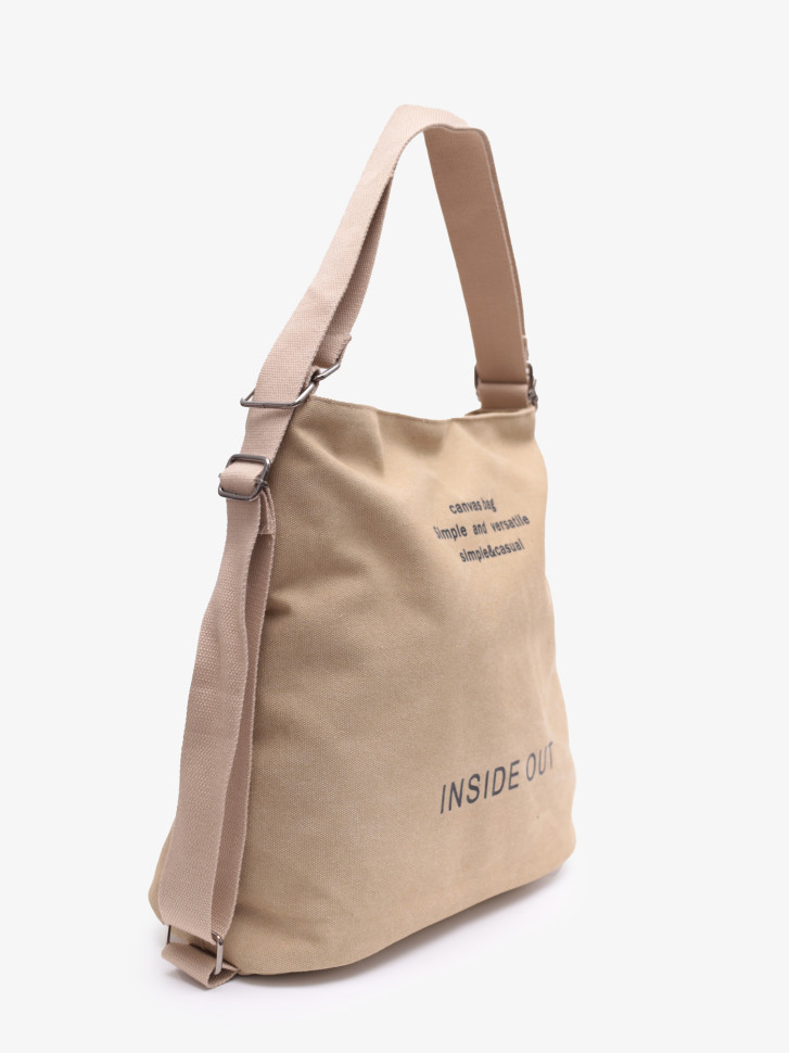 Сумка-рюкзак LanShaWan 761 бежевая Сумка-рюкзак LanShaWan 761 бежевая