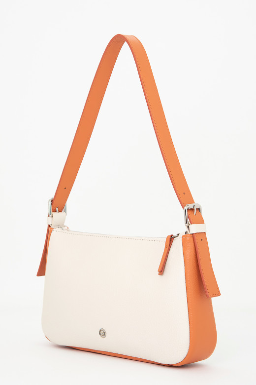 Сумка Protege Ц-549/2 бежевый/оранж флотер Сумка Protege Ц-549/2 бежевый/оранж флотер