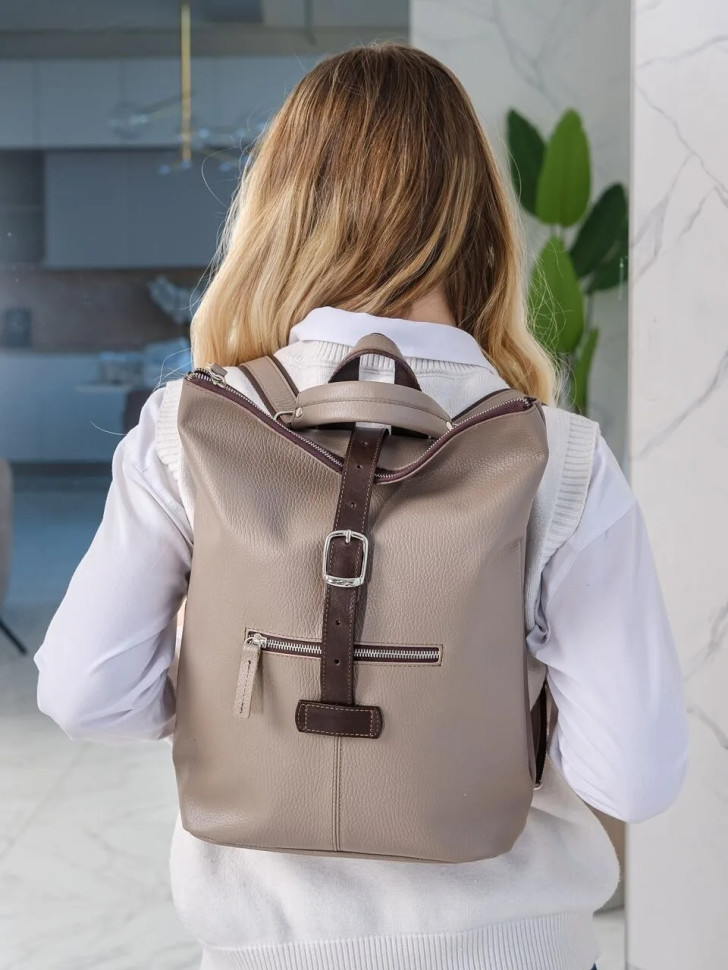 Сумка-рюкзак Natalia Kalinovskaya СР-34.151 «Луиза» капучино флотер Сумка-рюкзак Natalia Kalinovskaya СР-34.151 «Луиза» капучино флотер