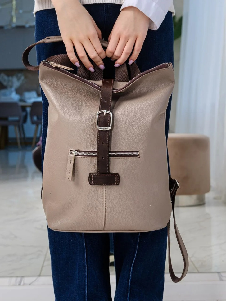 Сумка-рюкзак Natalia Kalinovskaya СР-34.151 «Луиза» капучино флотер Сумка-рюкзак Natalia Kalinovskaya СР-34.151 «Луиза» капучино флотер