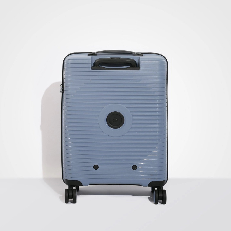 Чемодан Eberhart Eagle 50E-032 4 колеса серо-голубой