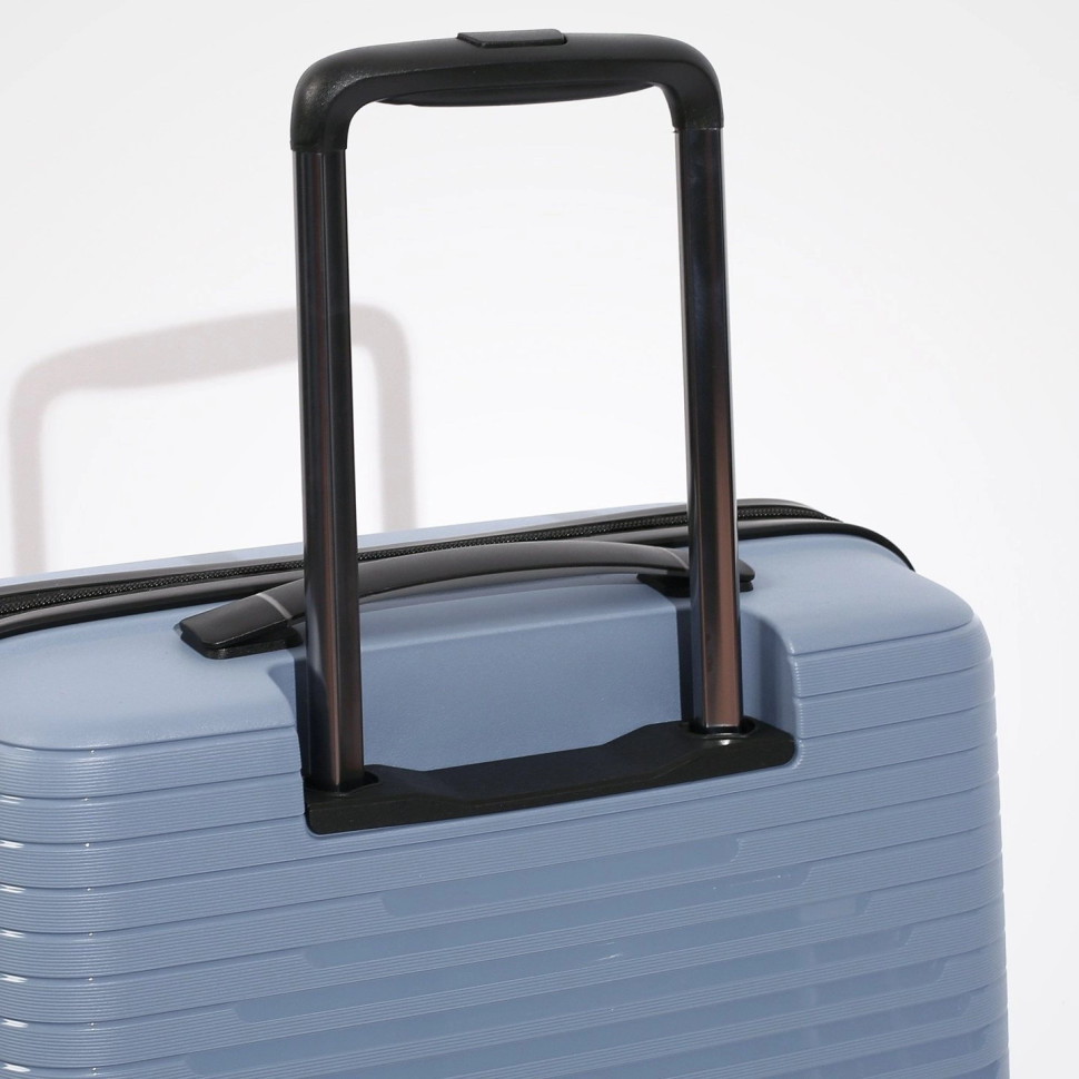 Чемодан Eberhart Eagle 50E-032 4 колеса серо-голубой