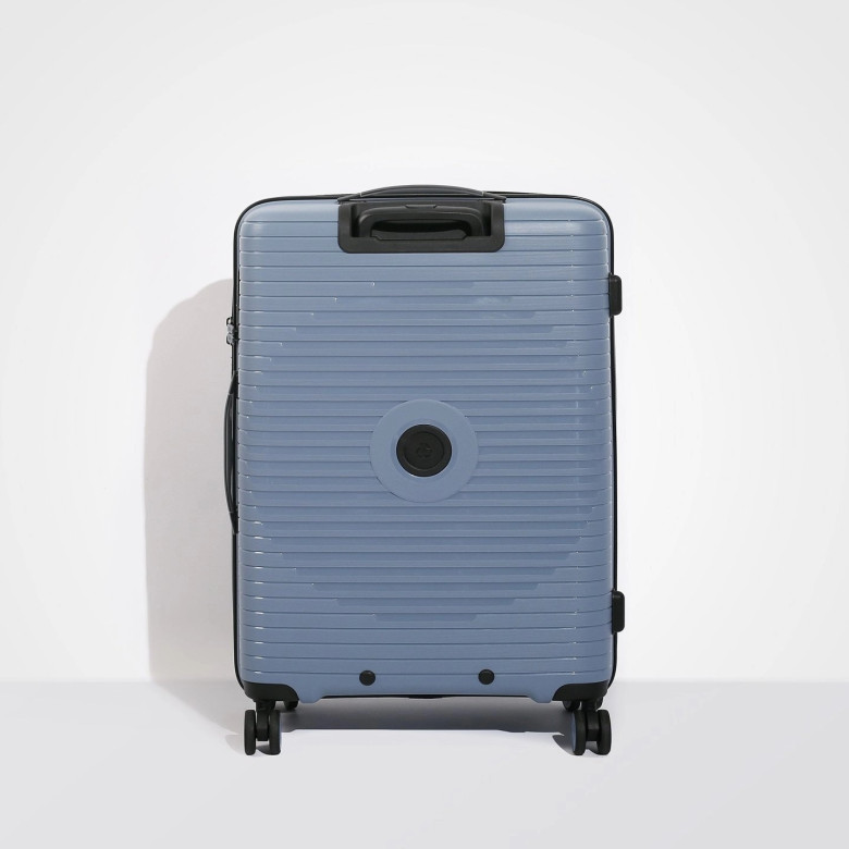 Чемодан Eberhart Eagle 50E-032 4 колеса серо-голубой