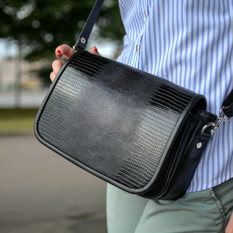 Сумка женская Natalia Kalinovskaya 93р.911 Танис чёрная Сумка женская Natalia Kalinovskaya 93р.911 Танис чёрная