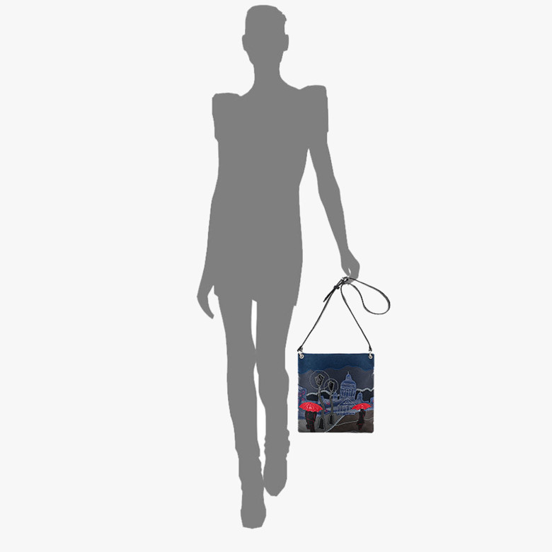 Сумка женская Protege, ДС-144-62 Город №10 чёрная Сумка женская Protege, ДС-144-62 Город №10 чёрная