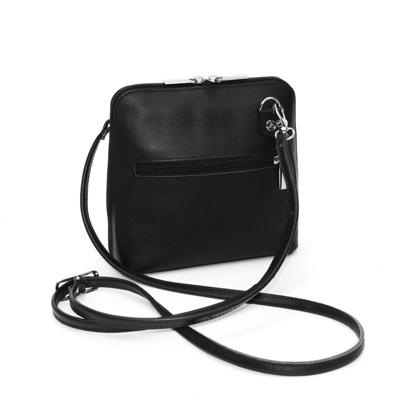 Женская кожаная сумка Natalia Kalinovskaya С83т "Элла" чёрная Женская кожаная сумка Natalia Kalinovskaya С83т "Элла" чёрная