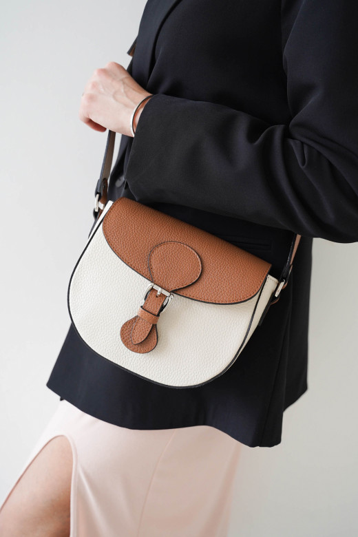 Сумка женская Protege, Ц-529 бежевый/кэмел флотер