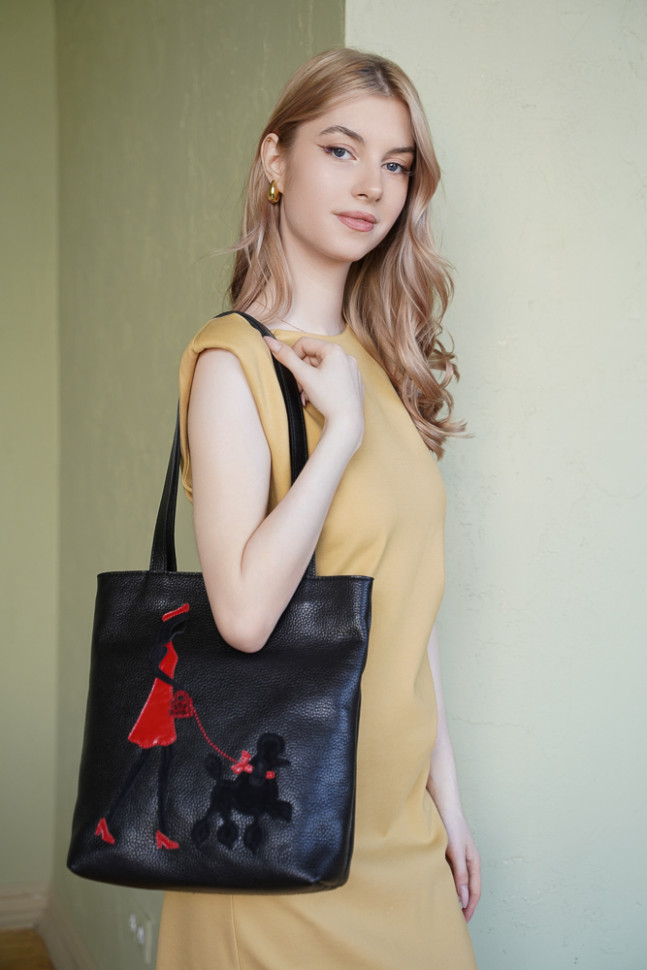 Сумка Protege ДС-517-316 "Дамочка№3" черный флотер Сумка Protege ДС-517-316 "Дамочка№3" черный флотер