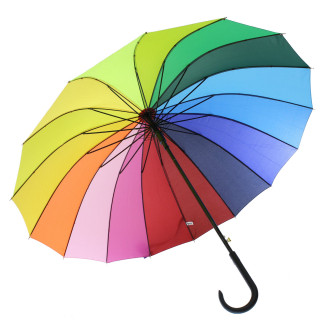 Зонт Pasio трость 138 радуга полуавтомат