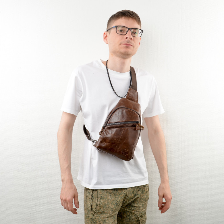 Рюкзак мужской Zinimsk 9203 коричневый Рюкзак мужской Zinimsk 9203 коричневый