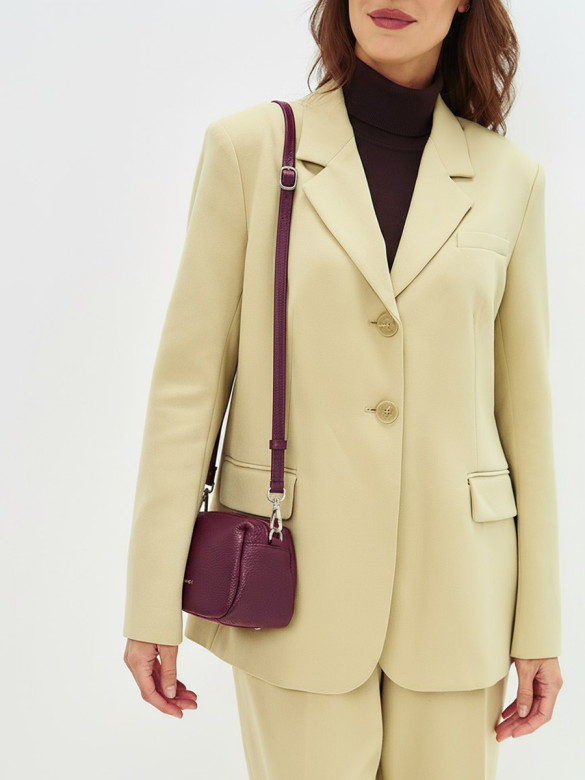 Сумка FIATO 2852 вителло бордо