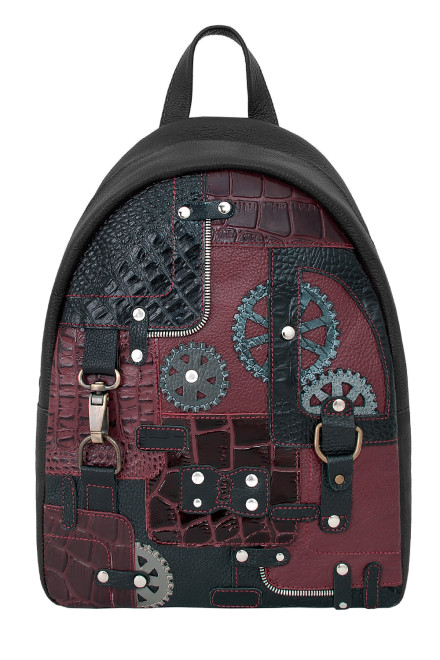 Рюкзак женский Protege, ДС-362-170 "Техно" чёрно-бордовый флотер Рюкзак женский Protege, ДС-362-170 "Техно" чёрно-бордовый флотер