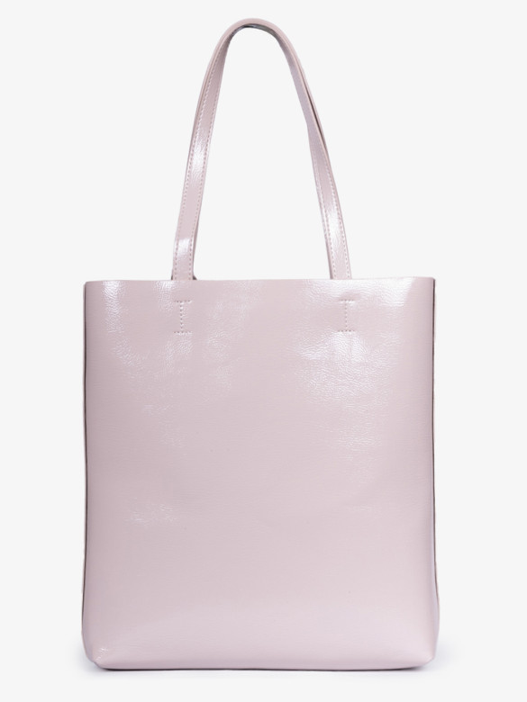 Сумка женская Baggins KDL-1300 лак молочная