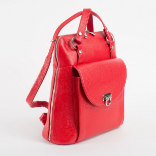 Сумка-рюкзак женская 408 красная