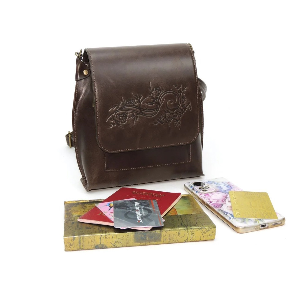 Сумка женская Natalia Kalinovskaya С86т.622 «Флай» коричневая Сумка женская Natalia Kalinovskaya С86т.622 «Флай» коричневая