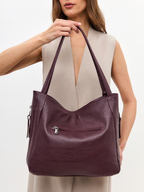 Сумка FIATO F2602 вителло бордо