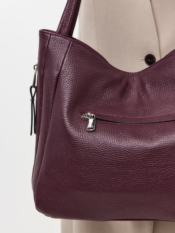 Сумка FIATO F2602 вителло бордо