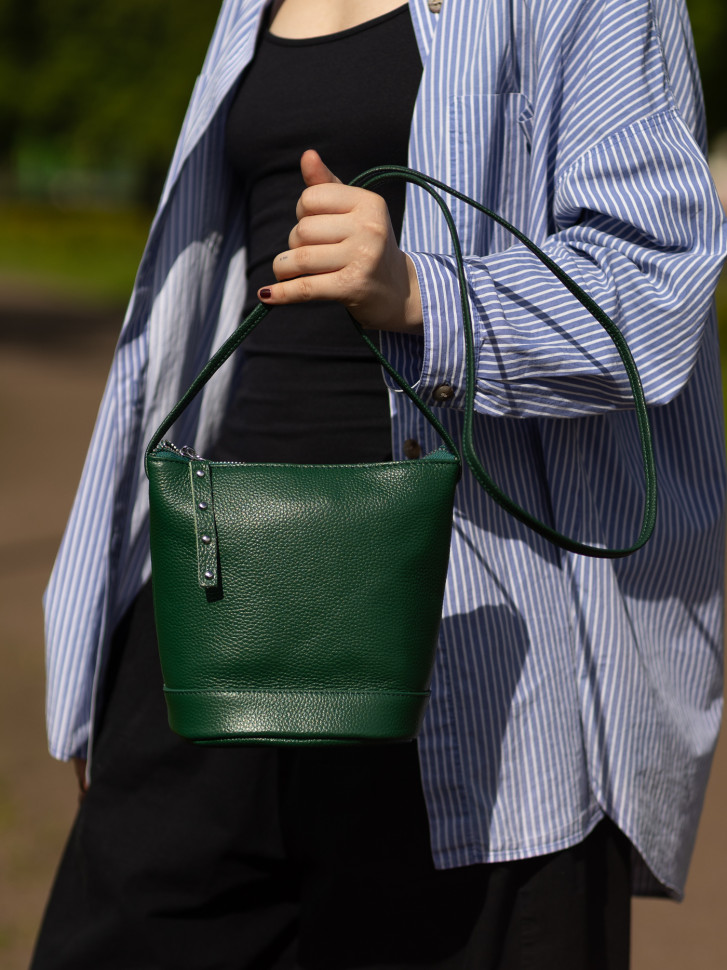 Сумка женская Baggins 5503 тёмно-зелёная Сумка женская Baggins 5503 тёмно-зелёная