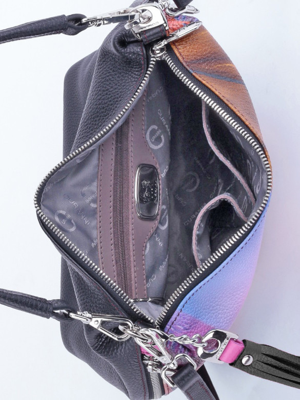 Сумка Curanni 2433 сан сет чёрная Сумка Curanni 2433 сан сет чёрная