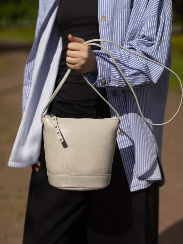 Сумка женская Baggins 5503 светло-серая