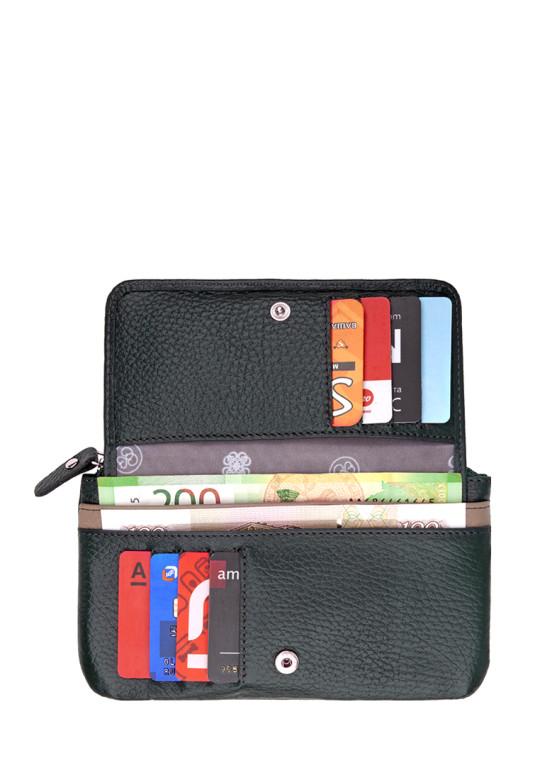 Кошелек Esse, 78127 ИНКАНТО GREEN темно-зеленый/песочный