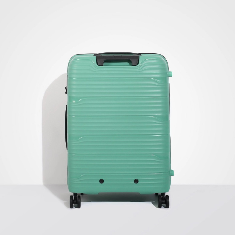 Чемодан Eberhart Wave 46W-022 полипропилен 4 колеса зелёный