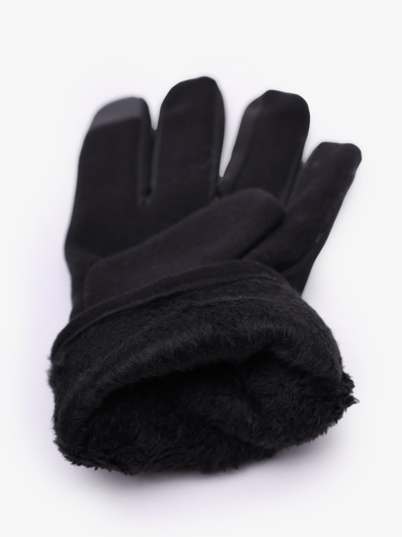 Перчатки мужские Henu (7.6) 1016 комби черные Перчатки мужские Henu (7.6) 1016 комби черные