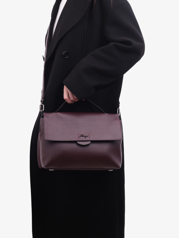 Сумка женская Karya 2447 бордо Сумка женская Karya 2447 бордо