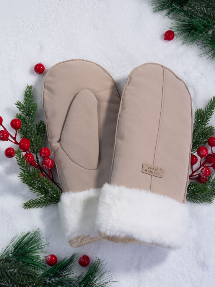 Варежки женские Baggins влагоотталкивающие бежевые Варежки женские Baggins влагоотталкивающие бежевые