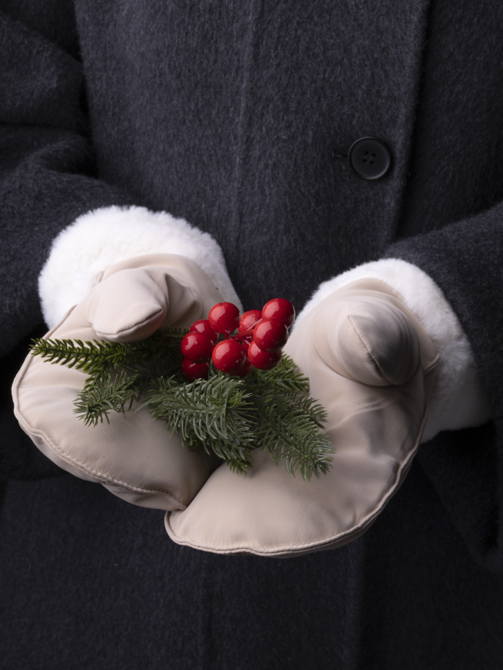 Варежки женские Baggins влагоотталкивающие бежевые Варежки женские Baggins влагоотталкивающие бежевые