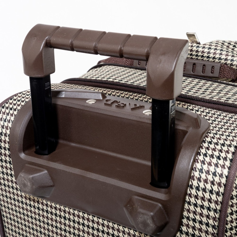 Дорожная сумка-саквояж TsV 514.2 гусиная лапка с колёсами