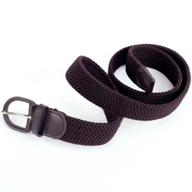 Ремень женский 35 резинка тёмно-коричневый Ремень женский 35 резинка тёмно-коричневый