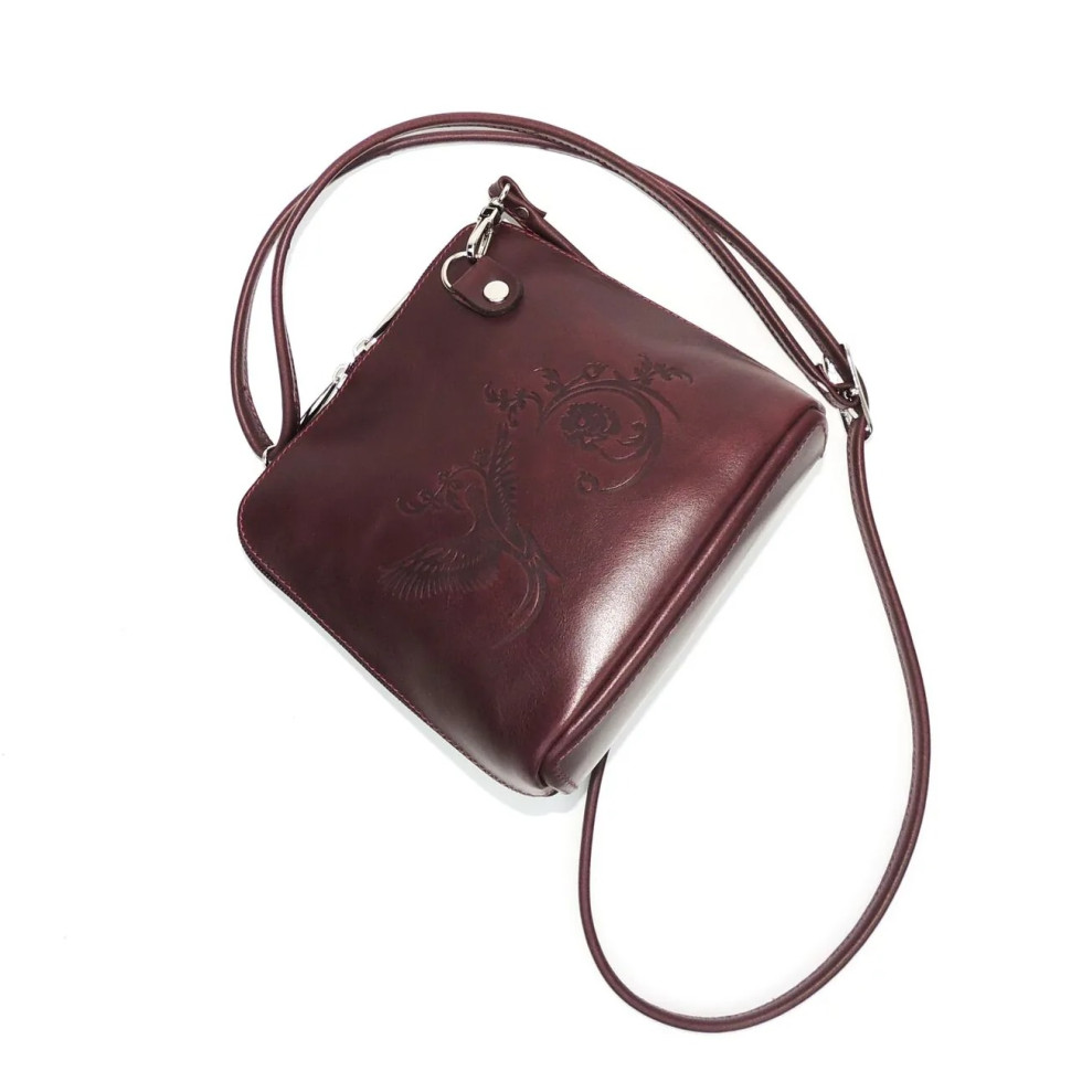Сумка женская Natalia Kalinovskaya С83п.681 «Анни» птица бордо Сумка женская Natalia Kalinovskaya С83п.681 «Анни» птица бордо