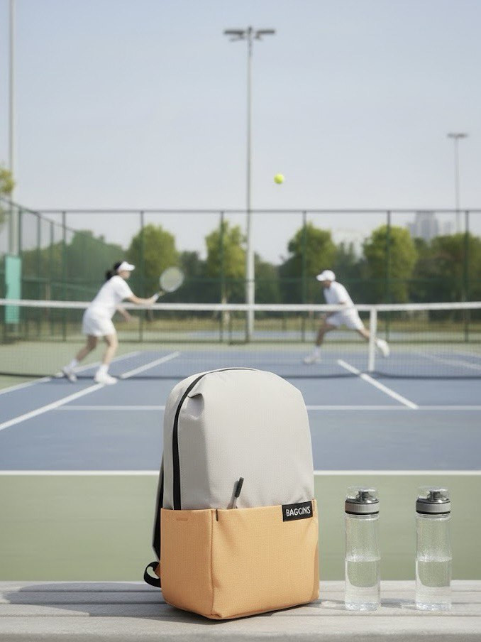 Рюкзак Baggins 621 серый/оранжевый