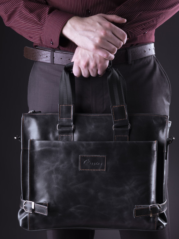 Сумка мужская Baggins 1015 графит(портфель)