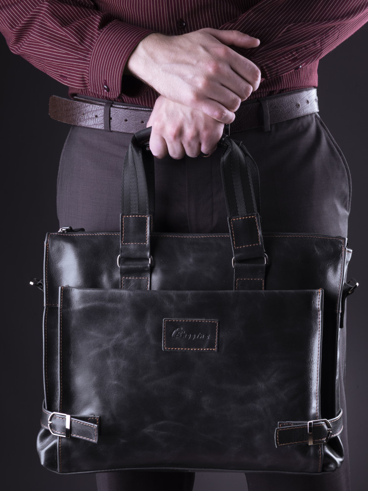 Сумка мужская Baggins 1015 графит(портфель) Сумка мужская Baggins 1015 графит(портфель)