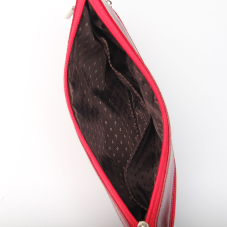 Женское портмоне 02-279-0951 бордо лак