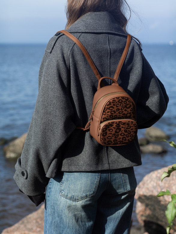 Рюкзак городской David Jones 7637 cocoa brown Рюкзак городской David Jones 7637 cocoa brown