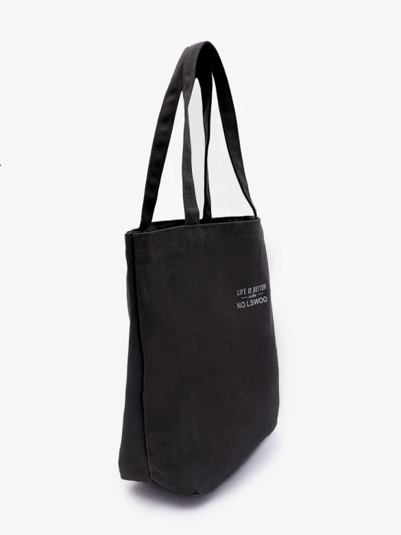 Сумка-шопер Б 6003 чёрная Сумка-шопер Б 6003 чёрная